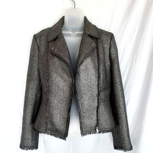 BANANA REPUBLIC MOTO JACKET SZ 10 EUC